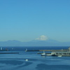 城ヶ島大橋から見る富士山