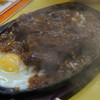 迫力満点のステーキ