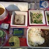 不毛な機内食のランチ・・・