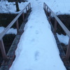 雪30㎝手すり低すぎ