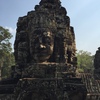 アンコールトムの顔の遺跡。