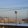 オホーツクを臨む駅