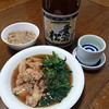 鳥と春菊を炊いたものと自家製塩辛