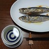 鰯焼きオリーブオイルかけ