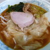 楽々亭の雲呑麺670円