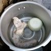 ネットで調べた通り、水から炊く。