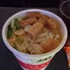 ダラス→成田 二食目パスしてうどんでスカイ