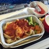 ドラゴン航空の機内食。