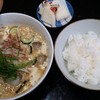 20160724 冷や汁、ご飯、漬け物