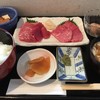 鮪刺の食べ比べ定食