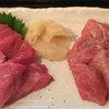 鮪刺と鮪カマトロ刺