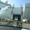 車両デッキへ向かってます