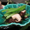 焼椎茸とみぶなのお浸し