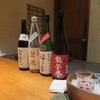 日本酒飲み比べ