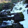 日陰ほど雪が残ってる・・・