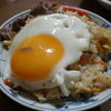 半熟目玉焼きと混ぜ混ぜして召し上がれ♪