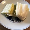 石ばしの「塩竈の塩」で漬けた白菜