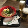 ラーメンと餃子とピッチャー