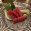 ハバロフスク：日本料理のマグロ刺し