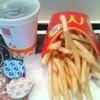 ポテトとアイス珈琲!!