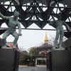 一心寺山門：仁王尊