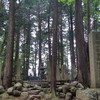 山中にある大谷吉継の墓。