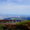 遠くに男鹿と象潟の陸の松島