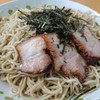 『流水麺』にチャーシューと刻み海苔！