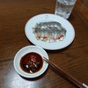 マルヨ水産のしめ鯖はニンニク醤油で