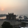 タージマハルホテルから見た夜明けのインド門