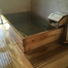 何故か檜風呂がある(^^;)