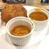 カレー2種とプーリー（ロイヤルプラザホテル）