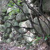 飯盛山城跡の石積み
