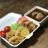 牡蠣フライ、唐揚げ、牛スジ煮込みトッピングカレー