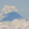 富士山　飛行機の中から
