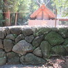 風の神様「風宮」の石垣にハート形の石