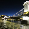 クルーズ船から見たくさり橋