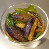 丸茄子とピーマンの揚げ浸し