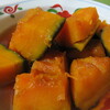 副菜は南瓜の煮たの