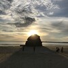 弁天島の夕日