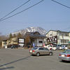 青森・嶽温泉から岩木山を望む
