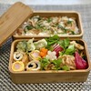 鱚の大葉揚げと鮭のほぐしごはん弁当