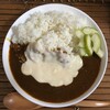 付け合わせは自前の白瓜の浅漬け。