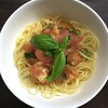 冷製トマトのパスタ