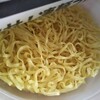 喜多方らしくノンフラの平打ち麺