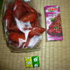 タイブースで買った、不思議な果物と、イラン菓子など