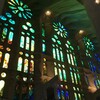 サグラダファミリアの内部。