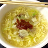 完成図。具が少ないのはカップ麺の宿命