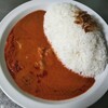 オレンジ色の美しいカレールー