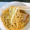特製煮干しラーメンの麺